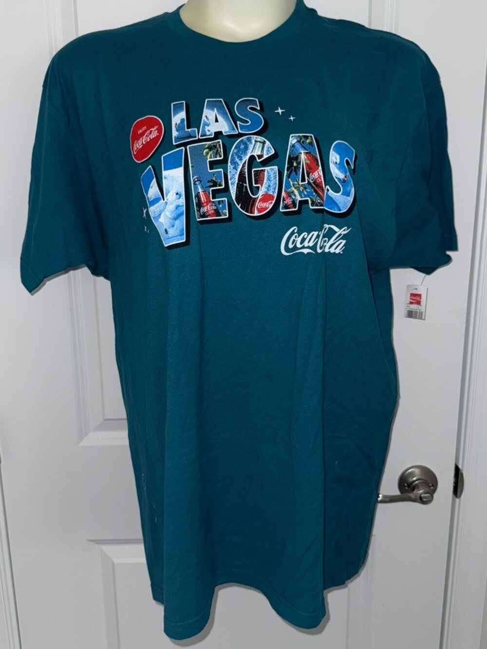 NWT Coca‑Cola Las Vegas Graphic T‑Shirt – Size XXL Travel Tee